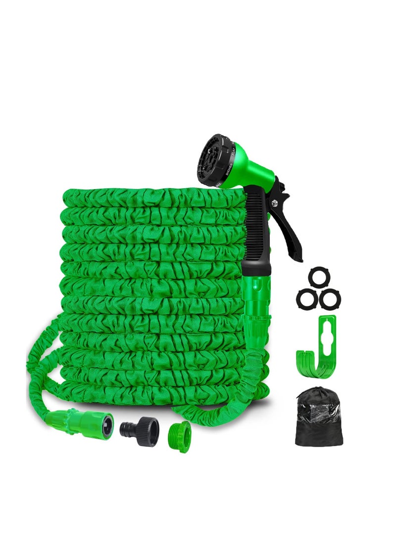 Y&D Garden Hose Pipe, 100FT Expandable Hose, Quick Connectors,Water Flexible Magic Water for Washing Car Watering Flowers Vegetables Cleaning Windows Floor  - Image 1