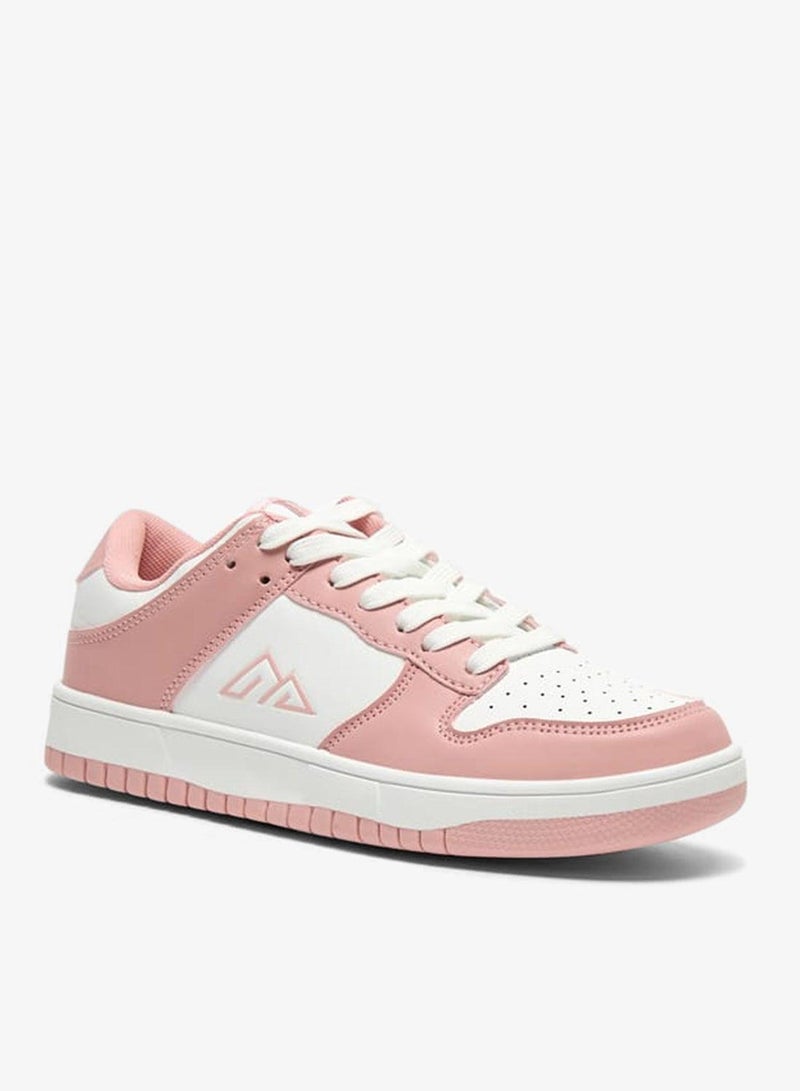 Oaklan by Shoexpress Womens Textured Lace-Up Sneakers - Image 1