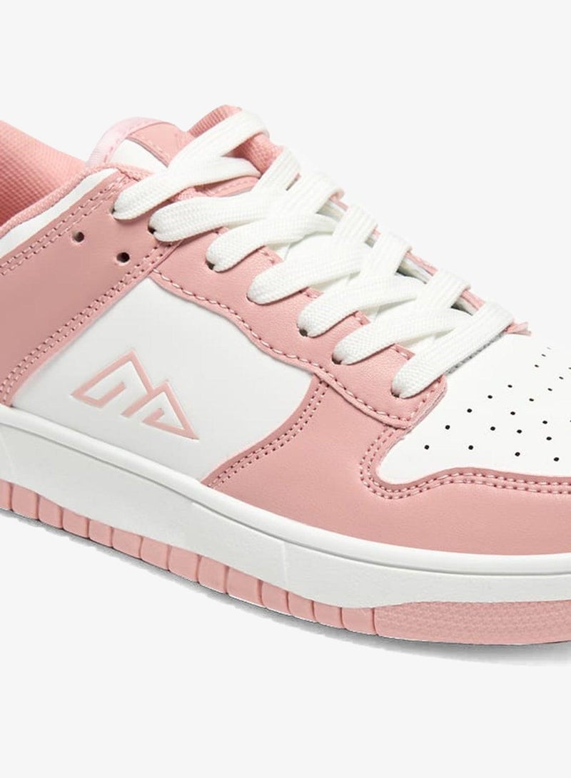 Oaklan by Shoexpress Womens Textured Lace-Up Sneakers - Image 5