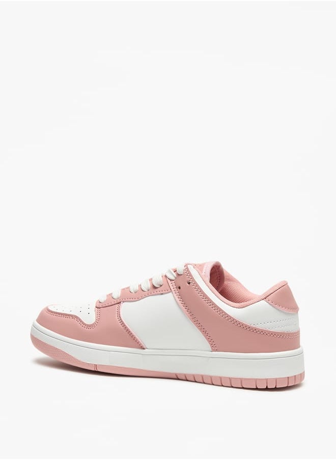 Oaklan by Shoexpress - Womens Textured Lace-Up Sneakers - Image 1