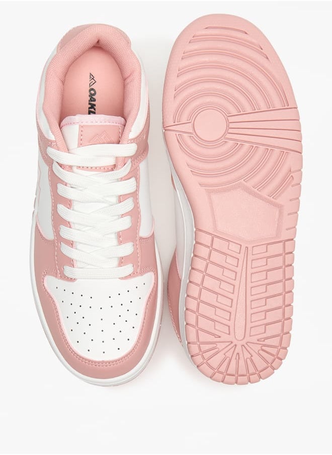 Oaklan by Shoexpress - Womens Textured Lace-Up Sneakers - Image 1