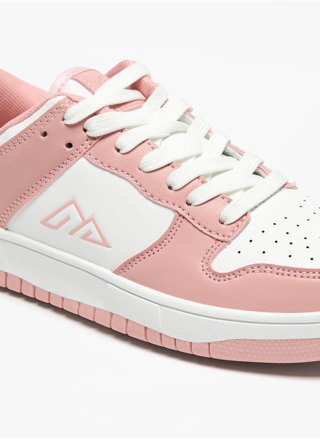 Oaklan by Shoexpress - Womens Textured Lace-Up Sneakers - Image 1