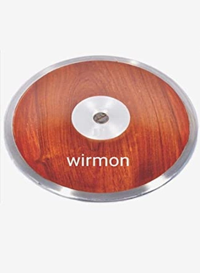 Wirmon Wooden Olympic Discus,Throwing Olympic Discus Size 1kg, 1.5kg, 2kg Track Field Olympic Discus, Practice Training Olympic Discus, Olympic Discus for Exercise (1) - Image 1