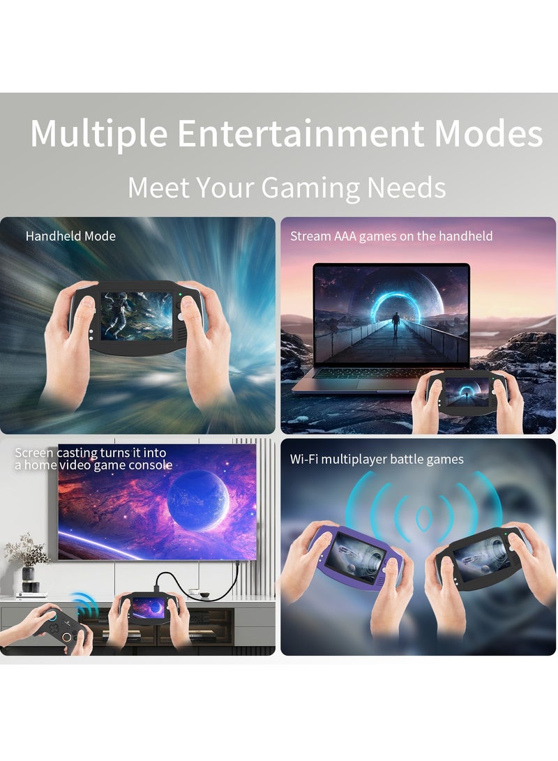 RG 34XX Handheld Game ConsoleH700 quad-core ARM  Android 13 3.4-inch IPS full-view angle 3500mAh 5G WIFI Bluetooth Retro Video Players（32G+64G） - Image 3