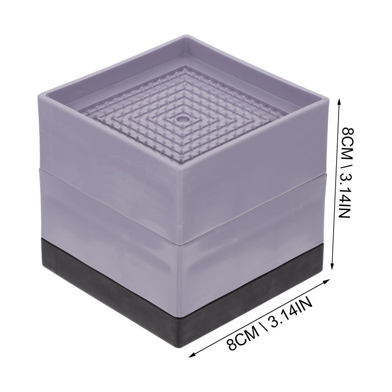 Furniture Risers for Bed Sofa Table, Durable Plastic Supports with Scratch Protection - Image 2