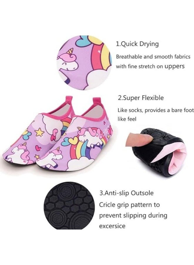 GGEROU Water Shoes,Water Shoes for Kid,Men Women Water Shoes,Lightweight Quick Dry Non-Slip Toddler Kids Aqua Socks,Outdoor Quick Dry Barefoot Aqua Socks for Sport Beach  - Image 3