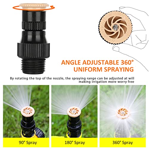 Optifit® Garden Sprinker for Garden Agriculture Watering, 360° Rotating Irrigation Sprinkler Adjustable Irrigation Angle Sprinkler, Gardening Watering Systems for Outdoor Garden Yard Lawns - Image 3