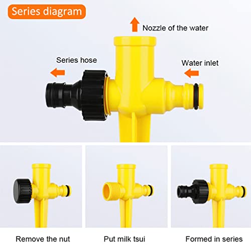 Optifit® Garden Sprinker for Garden Agriculture Watering, 360° Rotating Irrigation Sprinkler Adjustable Irrigation Angle Sprinkler, Gardening Watering Systems for Outdoor Garden Yard Lawns - Image 4