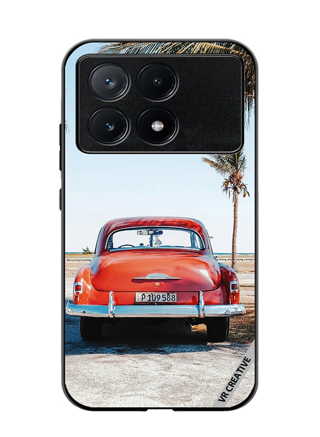 VR CREATIVE Protective Case Cover For Xiaomi Poco X6 Pro Vintage Summerside Design Multicolour - Image 1