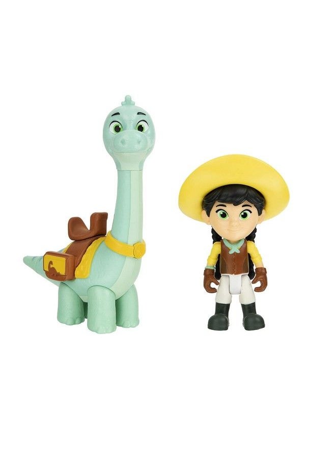 null - Dino Ranch 6Figure Pack Jon And Blitz, Min And Clover, Miguel And Tango Three 3” Dino Ranchers And Three 4” Dinos, Plus Fence Pieces Toys For Kids Featuring Your Favorite Prewestoric Ranchers - Image 1