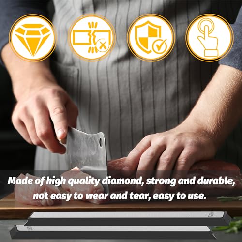 XARILK 6 PCS Diamond Knife Sharpening Stones Set, Diamond Plates Kit for XARILK type Sharpeners System, 180# 400# 800# 1500# 2000# 3000# Grit - Image 4