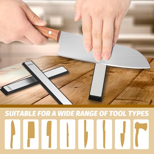 XARILK 6 PCS Diamond Knife Sharpening Stones Set, Diamond Plates Kit for XARILK type Sharpeners System, 180# 400# 800# 1500# 2000# 3000# Grit - Image 3
