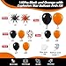 ADOINBY Black and Orange Balloon Arch Kit 140Pcs Black Orange Latex Balloon Garland kit 18 12 10 5 Inch Different Size Balloons for Halloween Birthday Baby Shower Thanksgiving Day Party Decorations - Image 4