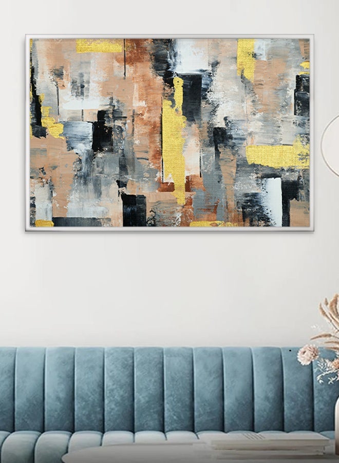 4gdran Canvas Wall Art For Wall Decoration Abstract Design With A Hollow Frame Size 120x80cm One Piece  - Image 3
