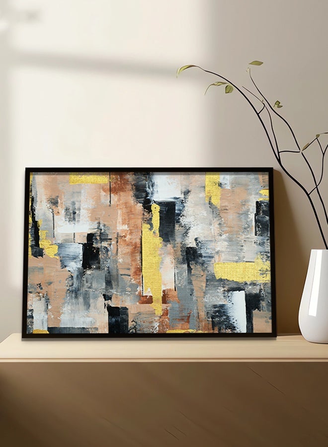 4gdran Canvas Wall Art For Wall Decoration Abstract Design With A Hollow Frame Size 120x80cm One Piece  - Image 2