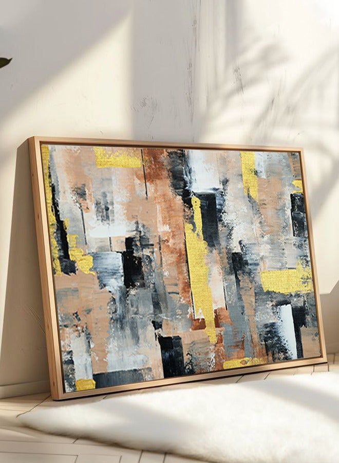 4gdran Canvas Wall Art For Wall Decoration Abstract Design With A Hollow Frame Size 120x80cm One Piece  - Image 5