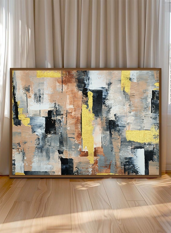 4gdran Canvas Wall Art For Wall Decoration Abstract Design With A Hollow Frame Size 120x80cm One Piece  - Image 4