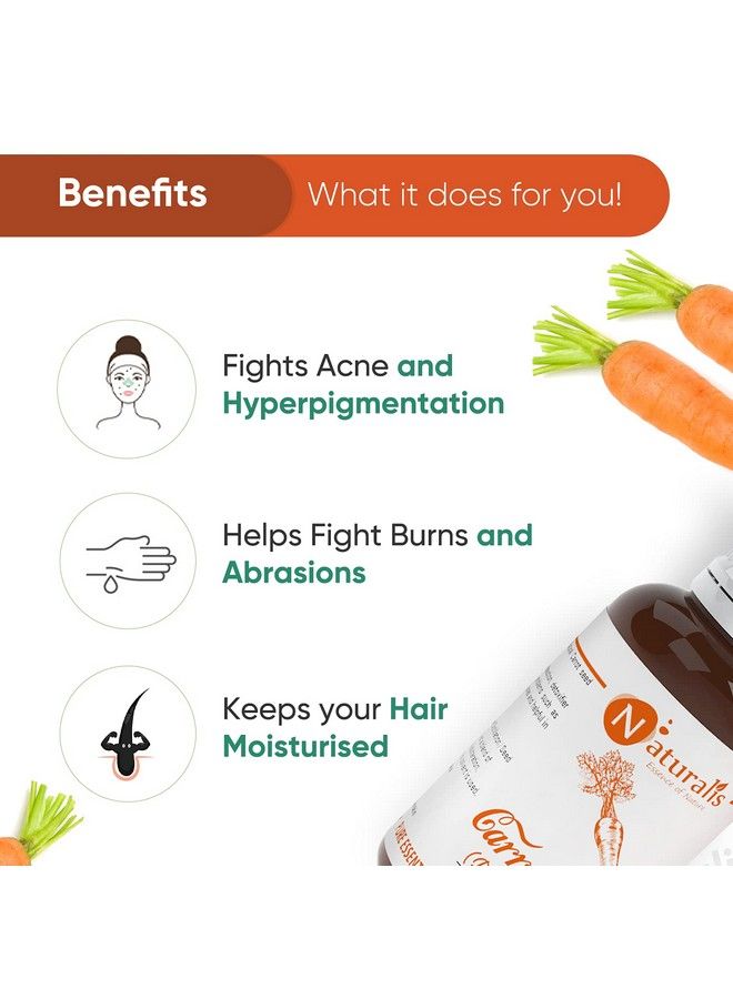 Naturalis Essence Of Nature Carrot Seed Essential Oil For Skin Rejuvenation & Healthy Hair 30Ml - Image 4