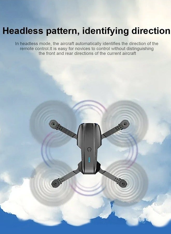ELTRAZONE E99 Black Foldable Drone with HD Camera – FPV WiFi Live Streaming, Remote Control Quadcopter, Long Battery Life, Easy to Fly, Perfect for Kids, Adults & Beginners - Image 2