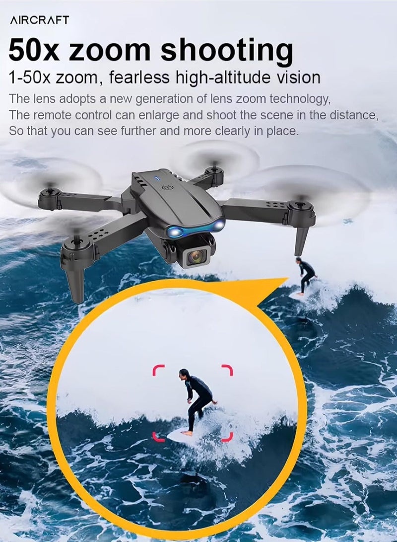 ELTRAZONE E99 Black Foldable Drone with HD Camera – FPV WiFi Live Streaming, Remote Control Quadcopter, Long Battery Life, Easy to Fly, Perfect for Kids, Adults & Beginners - Image 5