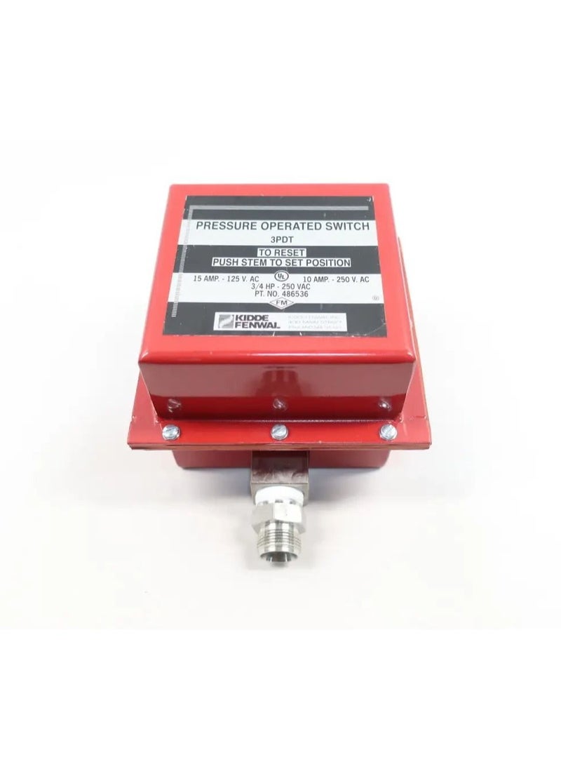 Kidde - Kidde-Fenwal  486536 Pressure Operated Switch 3PDT which is in good working condition. - Image 1