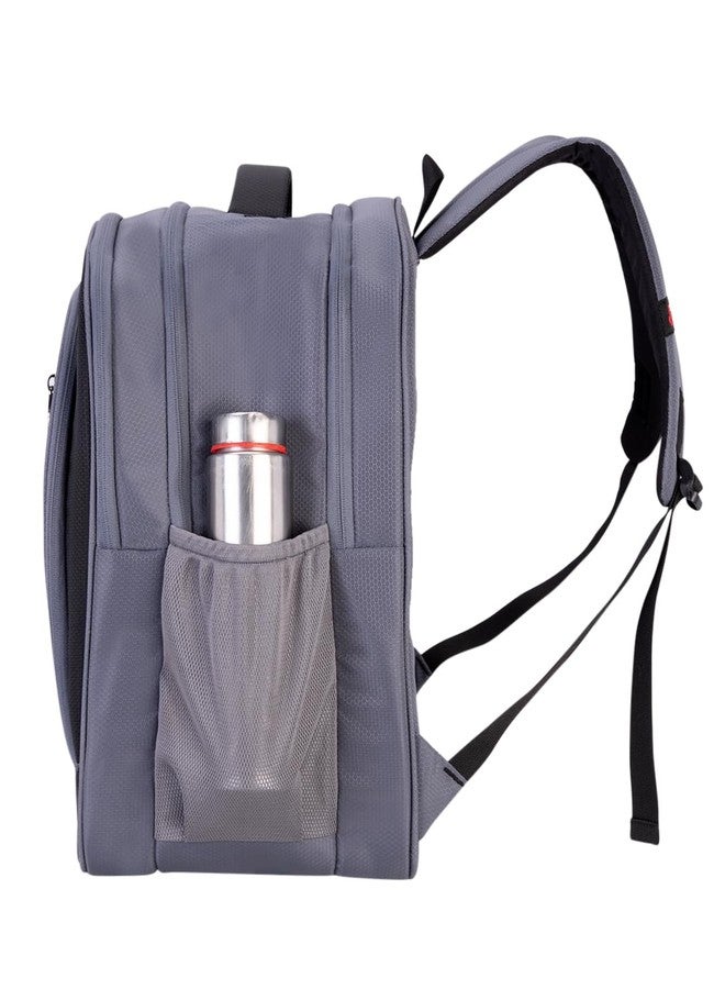 COSMUS Pascal Polyester Grey School Bag 36 Ltrs Large Travel Backpack - Image 3
