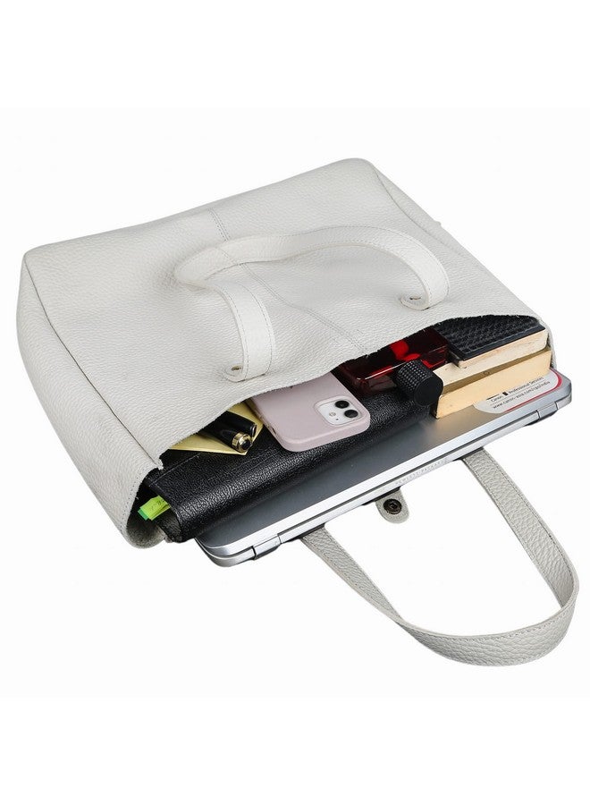 كومال سي حقيبة يد جلدية للنساء محفظة حقيبة سفر حقيبة تسوق تحمل رسول حقيبة يد متعددة الأغراض (15 بوصة ثلج) - Image 2