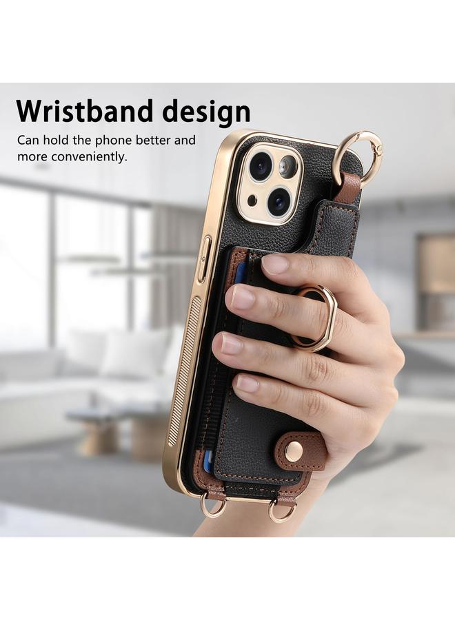 Zaboon Case For iPhone 12 Pro Max Fashion Ring Card Bag Phone Case with Hang Loop - Image 5