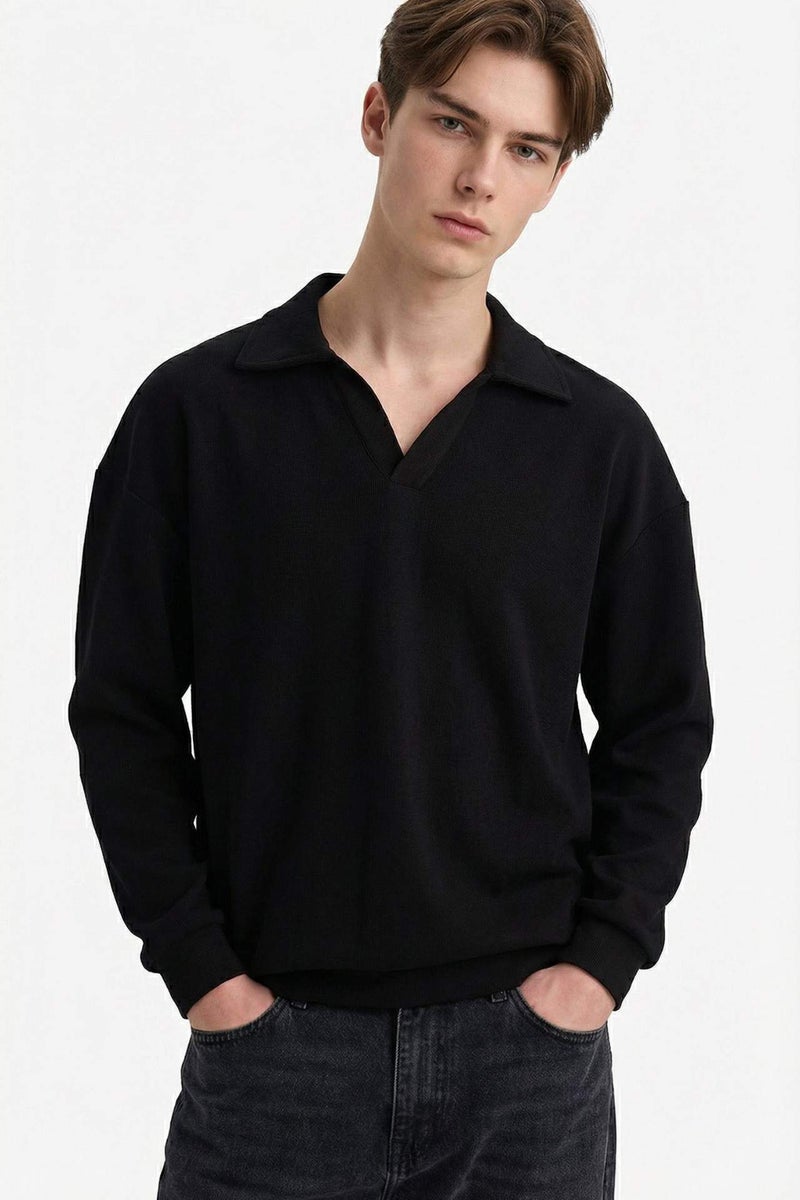 DeFacto Boxy Fit Long Sleeve Sweatshirt - Image 4