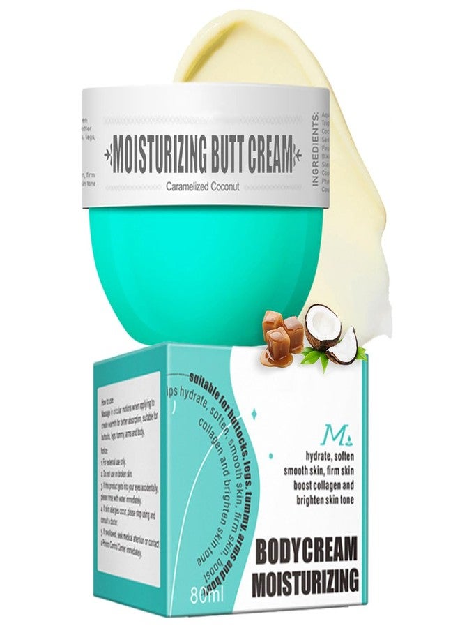 FYEBOO Butt Cream, Body Thigh Butt Firming Cream, Moisturizing Body Skin Repair- Fast Absorbing, Non-Greasy, Smoothening Butt Cream for Women, 80ml (#3 Caramelized Coconut Aroma) - Image 1