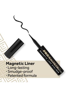 EYLURE Eylure PROMAGNETIC Eyeliner & Lash Kit, No 007 Natural Fiber Eyelashes, Black  - Image 5