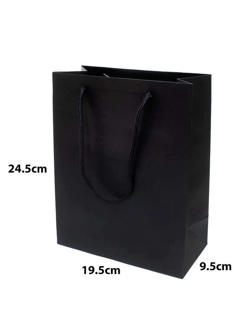 PRIMA 6 Piece Gift Bag Set 24.5x19.5x9.5 Cm Black  - Image 2