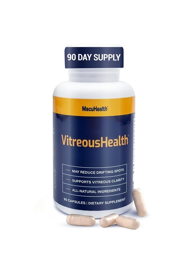 Macuhealth - VitreousHealth Evidence-Based Eye Supplement - 90 Capsules - Image 1