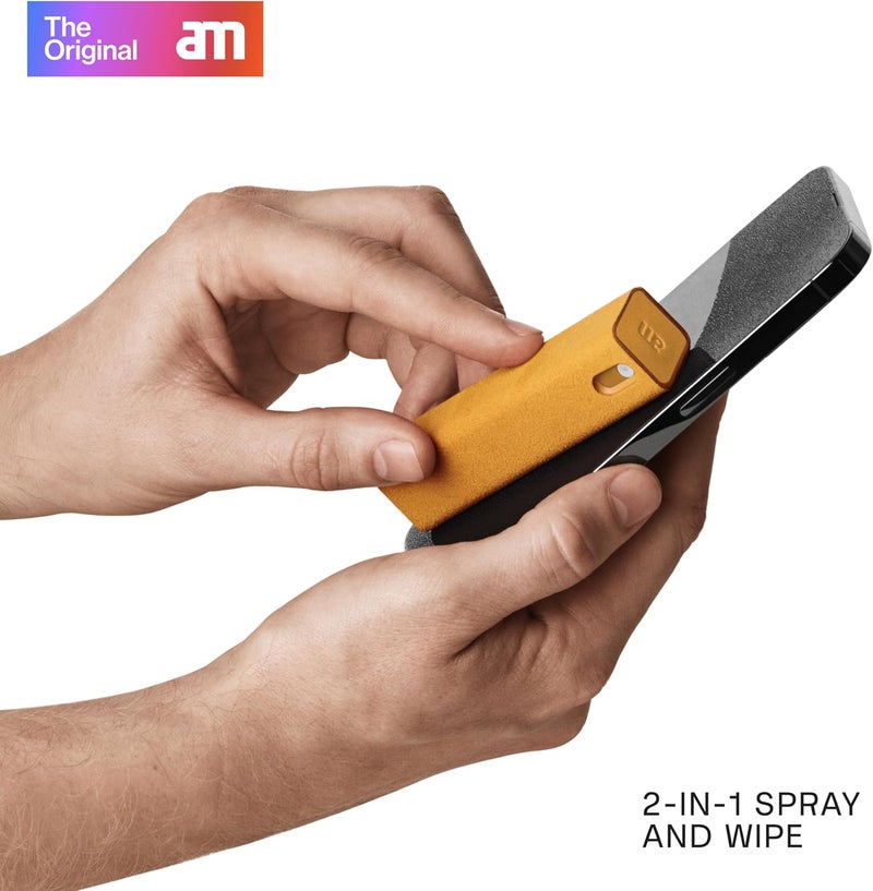 am Screen Cleaner with Microfiber Cloth – All-in-One Screen Cleaner Spray for LED TV, OLED Monitor, Car Screen, MacBook, Computer Screen, iPad & Mobile Phone, 1-Pack and 3-Pack (Yellow, Single) All choice modern design - Image 2