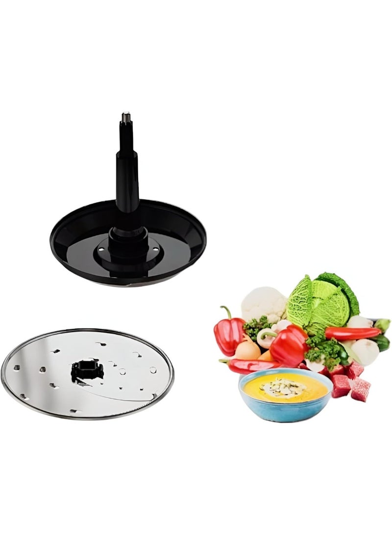 Mebashi 4-In-1 Electric Food Chopper 500W With 3.0L Glass Processing Bowl 2 Speeds Control And Removable Stainless Steel Blades Silver Black ME-CH4001 - Image 3