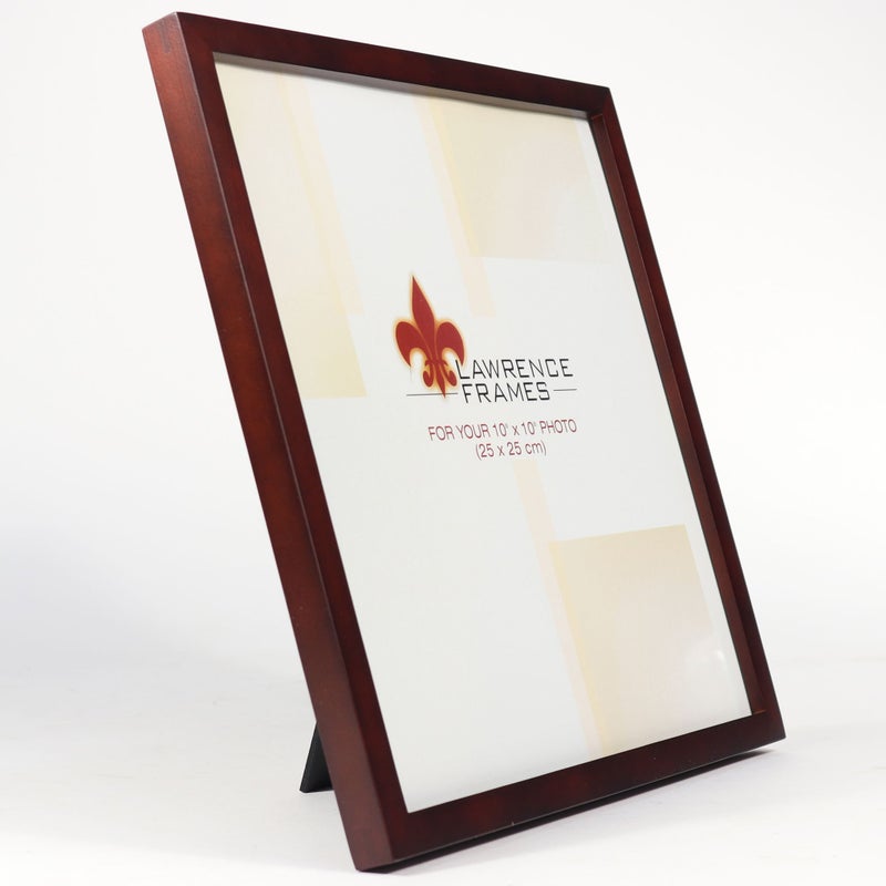 Lawrence Frames 755910 Espresso Wood Picture Frame, Dark Walnut, 10x10 - Image 2