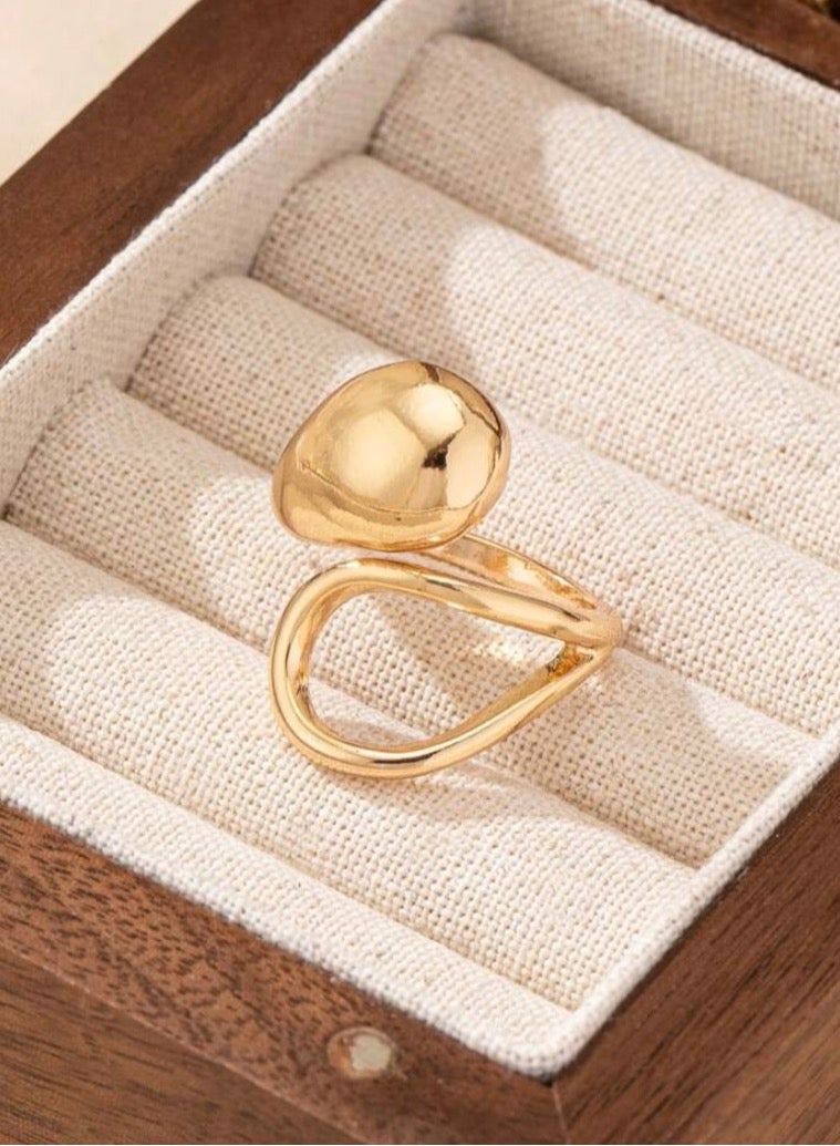 إيكوال خاتم نسائي أنيق من الاستانلس ستيل بمقاس موحد - Image 4