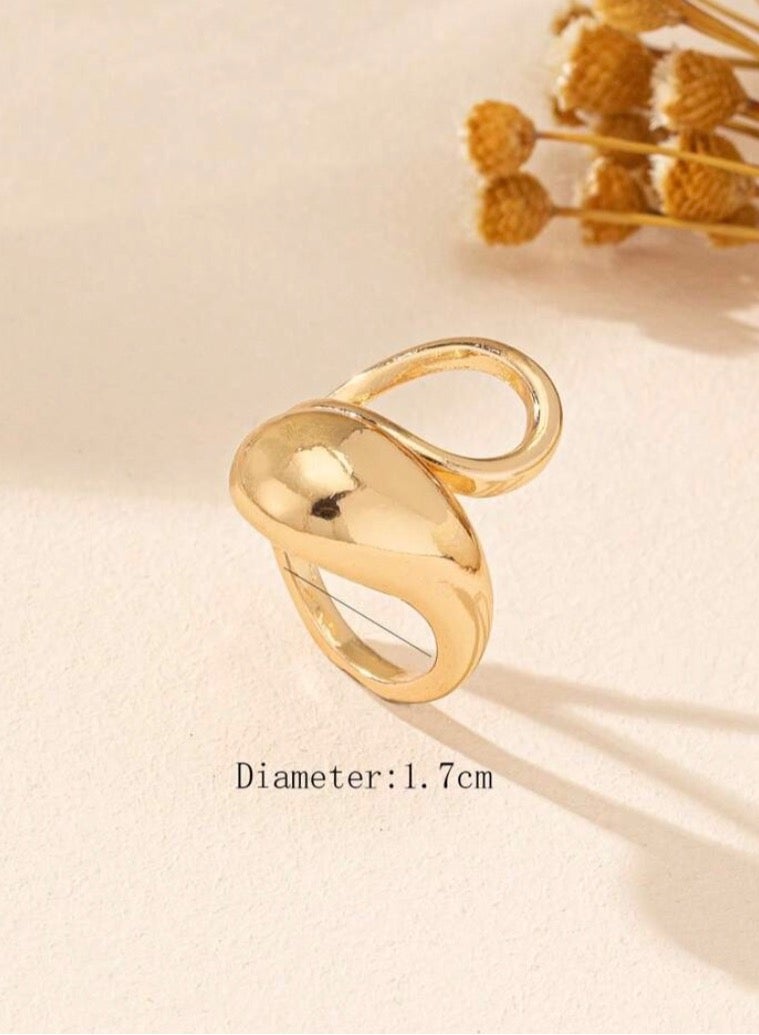 إيكوال خاتم نسائي أنيق من الاستانلس ستيل بمقاس موحد - Image 5