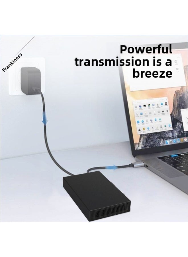 3.5 "Enterprise Desktop 3t/4t/5t/8t Large Capacity Typec External Computer Mechanical Hard Disk Transfer 1-Capacity:3t [large-capacity Mobile Hard Drive + Storage Bag]-Interface:3.5inch Desktop Mobile Hard Drive [three-year Warranty]