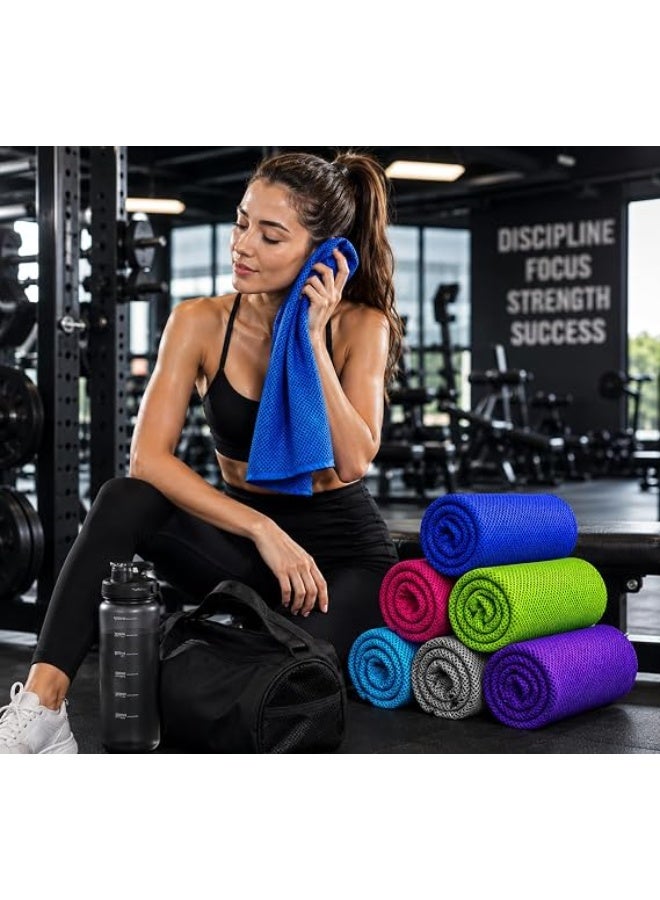 Cooling towel for sports and exercises - quick cooling towel - suitable for running, gym and outdoor activities - Image 1