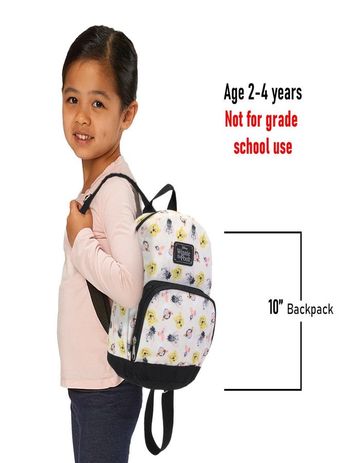 Fast Forward Disney Winnie the Pooh Mini Backpack - 10" Canvas Disney Pooh Backpack with Front Pocket | Women, Teens, Kids - Image 4