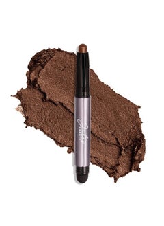Julep Eyeshadow 101 Crème-to-Powder Waterproof Eyeshadow Stick – Cocoa Shimmer – Long-Lasting, Crease-Proof, Rich Brown Shimmer Eyeshadow with Built-in Smudger  - Image 1