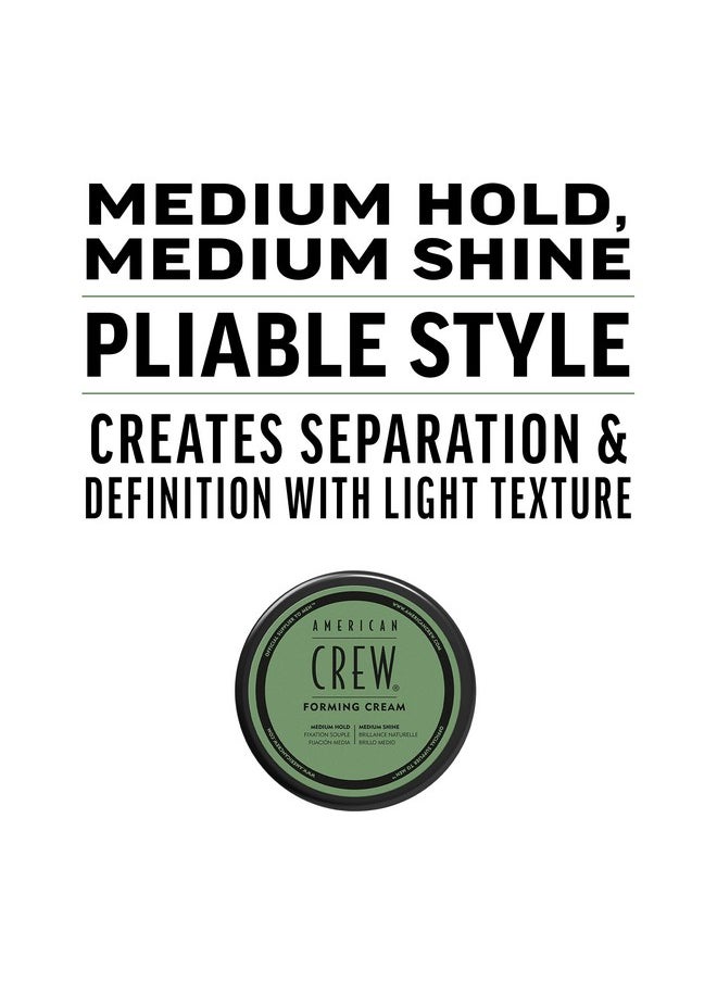 AMERICAN CREW Men'S Hair Forming Cream Like Hair Gel With Medium Hold & Medium Shine Travel Size 1.7 Oz (Pack Of 1)  - Image 4