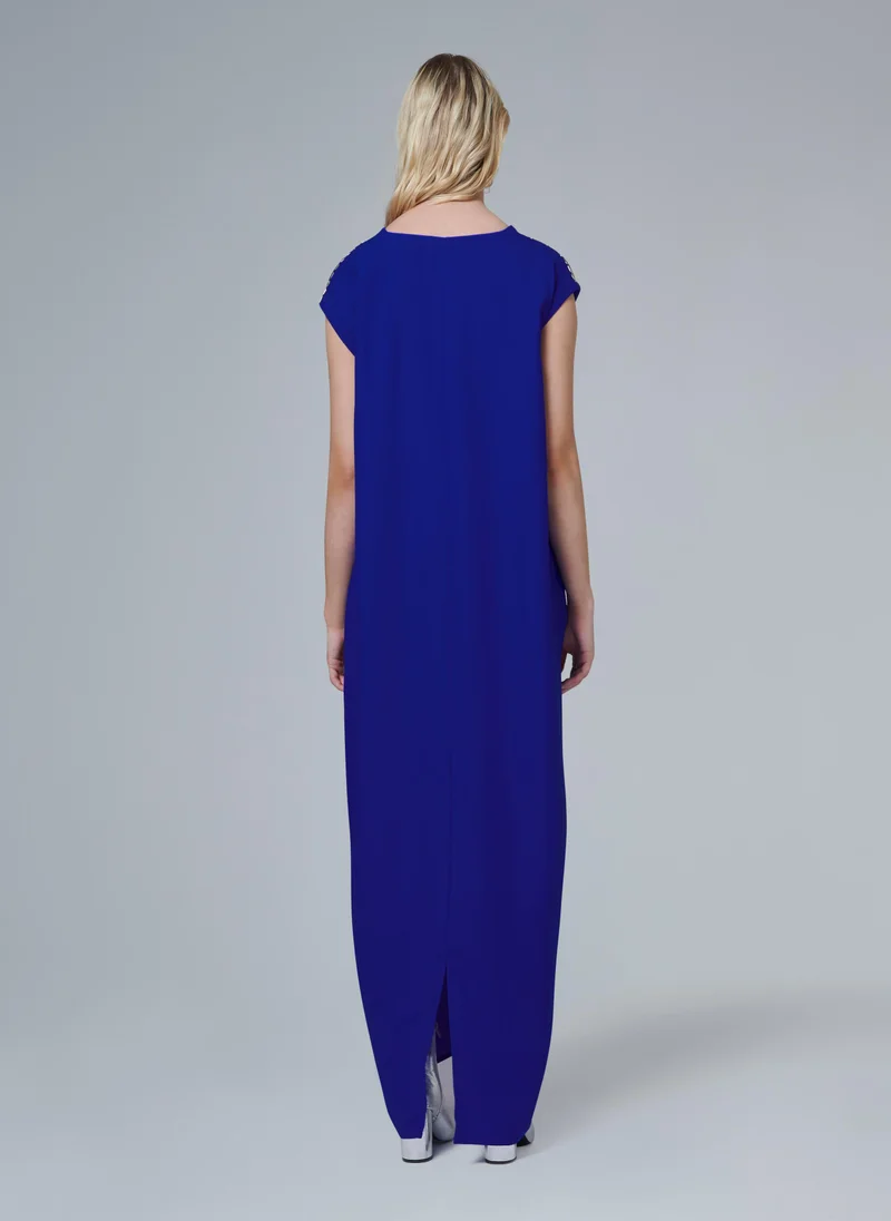 ليم Studded Shoulder Kaftan