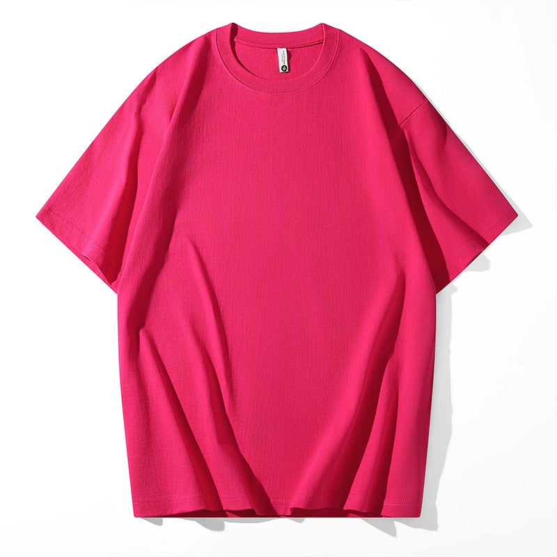 Xl270G Off-Shoulder Short-Sleeved T-Shirt Regular Short-Sleeved Round Neck Loose Summer Daily Youth Popular - Image 5