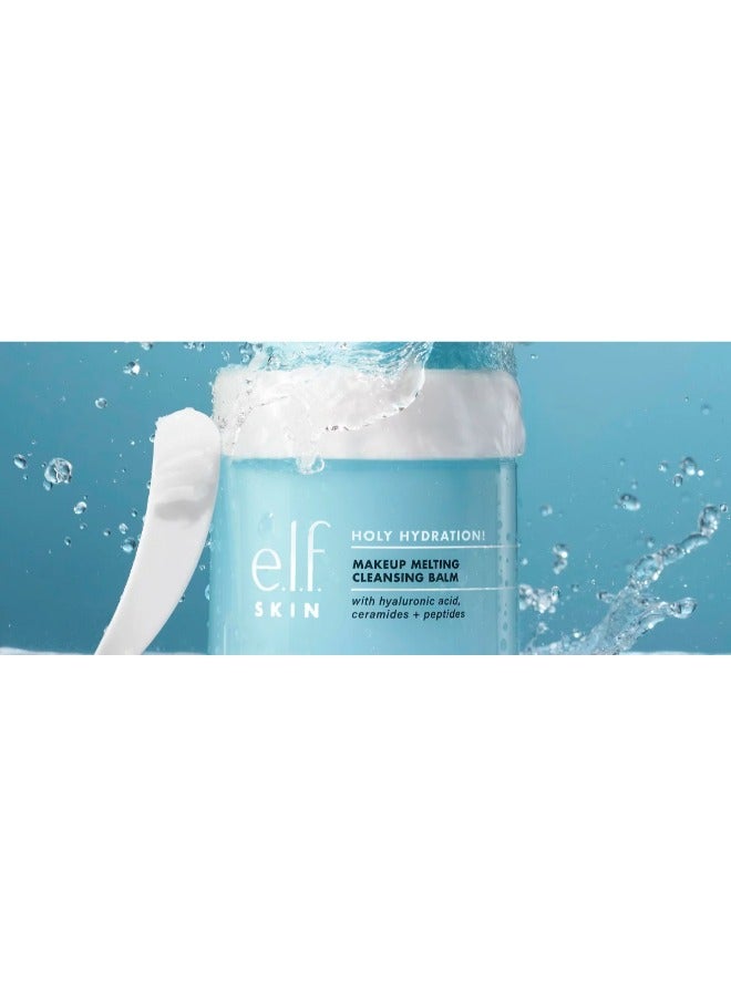 elf SKIN Holy Hydration Makeup Melting Cleansing Balm Blue - Image 4