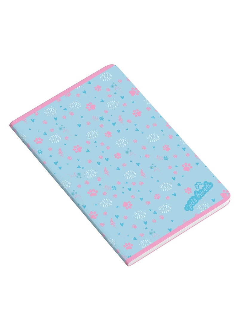 Ambar 1-Piece A5 Size Paper Cover Notebook Single Lined Ruling Assorted Designs - Image 3