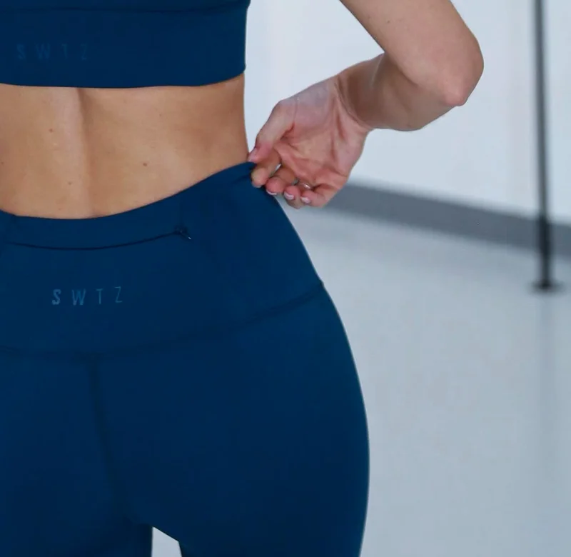  swtz Sculpted High waisted Leggings Cobalt blue