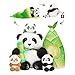 OUOZZZ 4in1 Panda Stuffed Animals with 204 Bamboo Shoot Bag Panda Bear Plush Toy for Girls Boys Toddler - Image 3