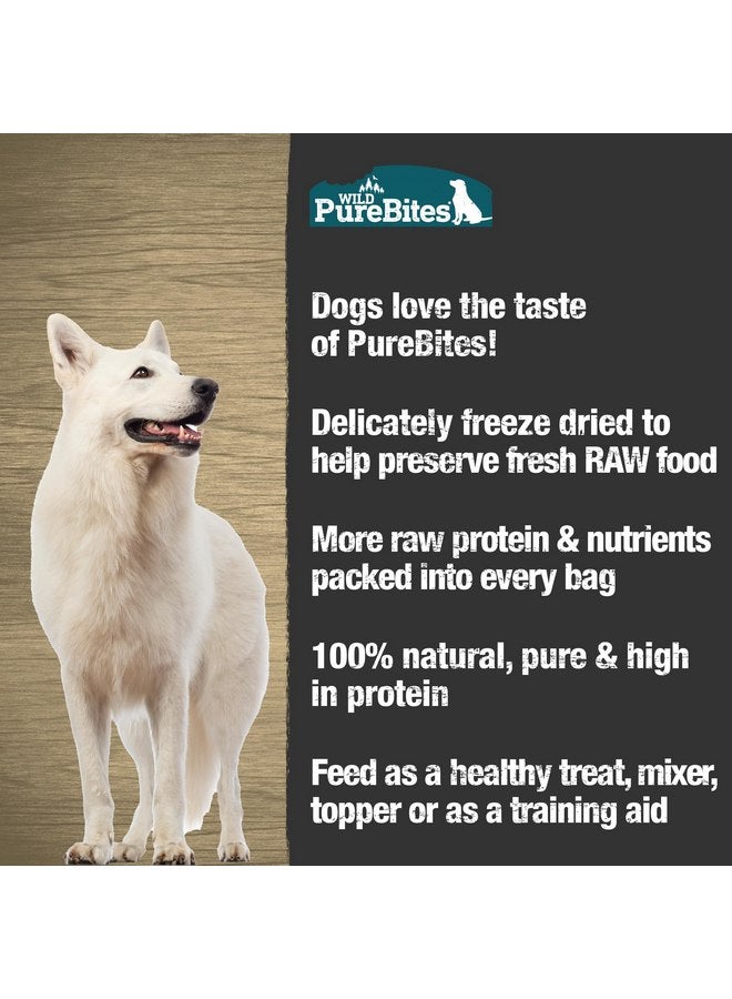 بيور بيتيس مكافآت الكلاب المجففة بالتجميد من PureBites Wild Smelt، مكون واحد، صُنع في الولايات المتحدة الأمريكية، 2.1 أونصة - Image 3